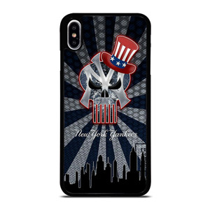 NEW YORK YANKEES BASEBALL SKULL SYMBOL iPhone XS Max Case Cover