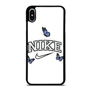 NIKE LOGO CUTE BUTTERFLY iPhone XS Max Case Cover