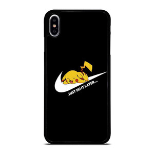 NIKE PIKACHU POKEMON JUST DO IT iPhone XS Max Case Cover