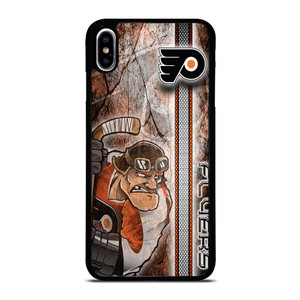 PHILADELPHIA FLYERS ICE HOCKEY GRUNGE LOGO iPhone XS Max Case Cover