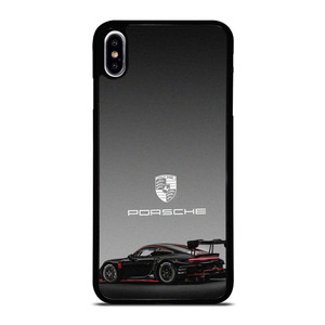 PORSCHE 911 GT3 RS BLACK iPhone XS Max Case Cover PORSCHE 911 GT3 RS BLACK iPhone XS Max Case Cover