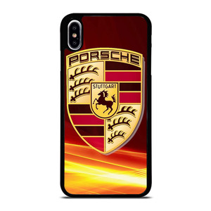 PORSCHE STUTTGART RED EMBLEM iPhone XS Max Case Cover PORSCHE STUTTGART RED EMBLEM iPhone XS Max Case Cover