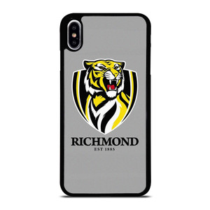 RICHMOND TIGERS FOOTBALL LOGO 1885 iPhone XS Max Case Cover RICHMOND TIGERS FOOTBALL LOGO 1885 iPhone XS Max Case Cover