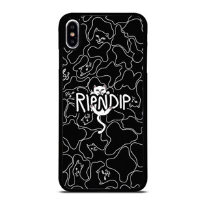 RIPNDIP BLACK DOODLE LOGO iPhone XS Max Case Cover RIPNDIP BLACK DOODLE LOGO iPhone XS Max Case Cover