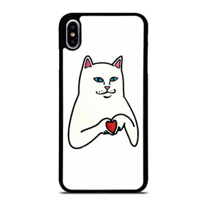 RIPNDIP CAT LOVE SIGN iPhone XS Max Case Cover RIPNDIP CAT LOVE SIGN iPhone XS Max Case Cover