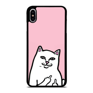 RIPNDIP CAT PINK iPhone XS Max Case Cover RIPNDIP CAT PINK iPhone XS Max Case Cover