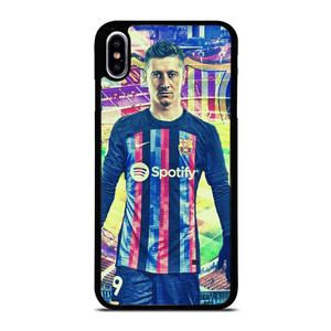 ROBERT LEWANDOWSKI FC BARCELONA iPhone XS Max Case Cover ROBERT LEWANDOWSKI FC BARCELONA iPhone XS Max Case Cover