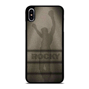 ROCKY BALBOA BOXING SILHOUETTE iPhone XS Max Case Cover ROCKY BALBOA BOXING SILHOUETTE iPhone XS Max Case Cover