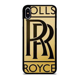 ROLLS ROYCE GOLD LOGO iPhone XS Max Case Cover ROLLS ROYCE GOLD LOGO iPhone XS Max Case Cover