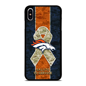 SALUTE TO SERVICE DENVER BRONCOS iPhone XS Max Case Cover SALUTE TO SERVICE DENVER BRONCOS iPhone XS Max Case Cover