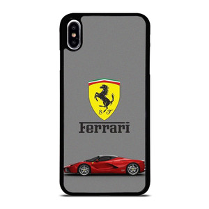 SCUDERIA FERRARI LOGO SUPER CAR RED iPhone XS Max Case Cover SCUDERIA FERRARI LOGO SUPER CAR RED iPhone XS Max Case Cover