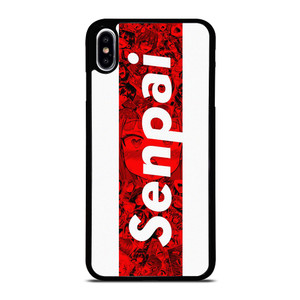 SENPAI ANIME STRIPE LOGO iPhone XS Max Case Cover