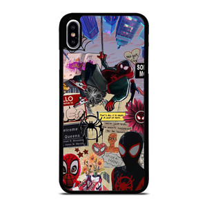 SPIDERMAN INTO THE SPIDER VERSE COLLAGE iPhone XS Max Case Cover