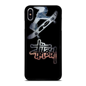 STUSSY SKATEBOARD LOGO iPhone XS Max Case Cover STUSSY SKATEBOARD LOGO iPhone XS Max Case Cover