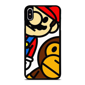 SUPER MARIO BROS BABY MILO BAPE iPhone XS Max Case Cover