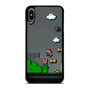 SUPER MARIO BROS CARBON GAMES iPhone XS Max Case Cover