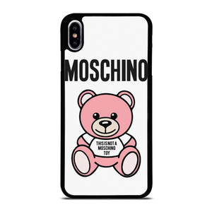 THIS IS NOT MOSCHINO TOY BEAR PINK iPhone XS Max Case Cover