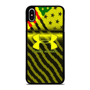 UNDER ARMOUR AMERICAN FLAG YELLOW iPhone XS Max Case Cover