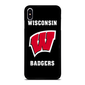 WISCONSIN BADGERS LOGO iPhone XS Max Case Cover