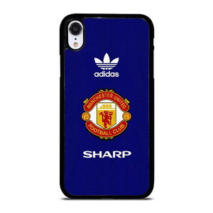 ADIDAS MANCHESTER UNITED SHARP RETRO LOGO iPhone XR Case Cover