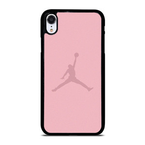 AIR JORDAN PINK LOGO iPhone XR Case Cover AIR JORDAN PINK LOGO iPhone XR Case Cover