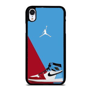 AIR JORDAN SNEAKERS RED BLUE iPhone XR Case Cover AIR JORDAN SNEAKERS RED BLUE iPhone XR Case Cover