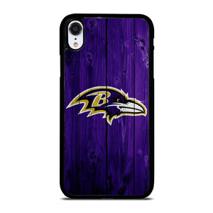 BALTIMORE RAVENS WOOD LOGO iPhone XR Case Cover