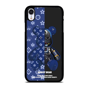 BEAR BRICK KAWS ROBOT BLUE iPhone XR Case Cover BEAR BRICK KAWS ROBOT BLUE iPhone XR Case Cover