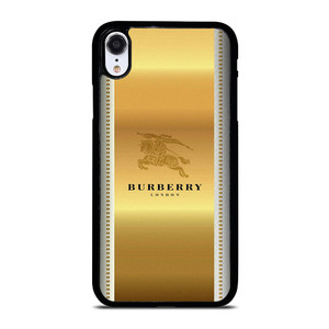 BURBERRY LONDON GOLD LOGO iPhone XR Case Cover