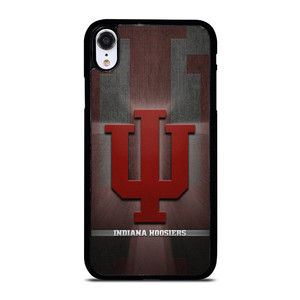 INDIANA HOOSIERS BASKETBALL METAL LOGO iPhone XR Case Cover