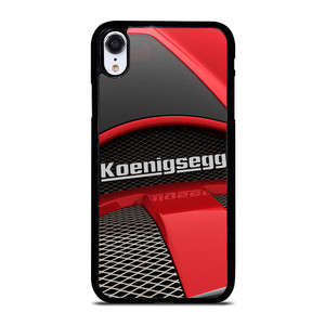 KOENIGSEGG SUPERCAR RED EMBLEM iPhone XR Case Cover KOENIGSEGG SUPERCAR RED EMBLEM iPhone XR Case Cover