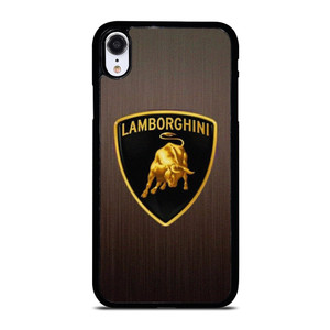 LAMBORGHINI WOODEN LOGO iPhone XR Case Cover LAMBORGHINI WOODEN LOGO iPhone XR Case Cover