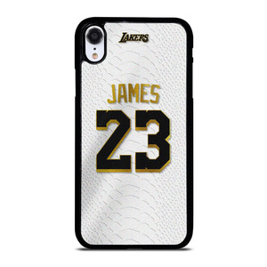 LEBRON JAMES LA LAKERS WHITE KIT iPhone XR Case Cover