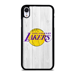 LOS ANGELES LAKERS WHITE WOOD iPhone XR Case Cover
