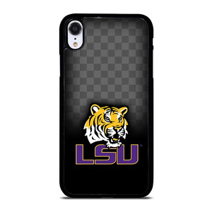 LSU TIGERS FOOTBALL CHECKERBOARD LOGO iPhone XR Case Cover LSU TIGERS FOOTBALL CHECKERBOARD LOGO iPhone XR Case Cover