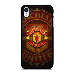 MANCHESTER UNITED METAL LOGO iPhone XR Case Cover
