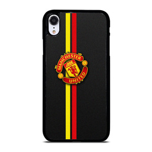 MANCHESTER UNITED STRIPE LOGO iPhone XR Case Cover MANCHESTER UNITED STRIPE LOGO iPhone XR Case Cover