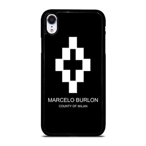 MARCELO BURLON MILAN LOGO iPhone XR Case Cover