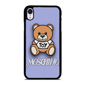 MOSCHINO TOY LOGO PURPLE iPhone XR Case Cover MOSCHINO TOY LOGO PURPLE iPhone XR Case Cover