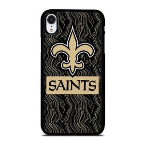 NEW ORLEANS SAINTS FOOTBALL ABSTRACT LINE iPhone XR Case Cover
