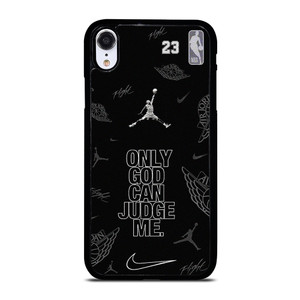 NIKE AIR JORDAN ONLY GOD CAN JUDGE ME iPhone XR Case Cover