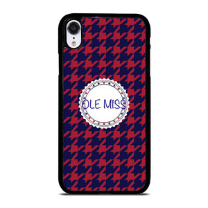 OLE MISS REBELS FOOTBALL PATTERN iPhone XR Case Cover