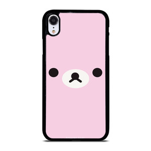 RILAKKUMA BEAR PINK MINIMALIST iPhone XR Case Cover RILAKKUMA BEAR PINK MINIMALIST iPhone XR Case Cover
