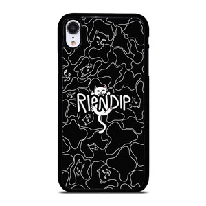 RIPNDIP BLACK DOODLE LOGO iPhone XR Case Cover
