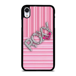 ROXY PINK STRIPE EMBLEM iPhone XR Case Cover