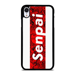 SENPAI ANIME STRIPE LOGO iPhone XR Case Cover