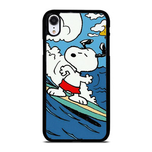 SNOOPY THE PEANUTS SURFING CARTOON iPhone XR Case Cover