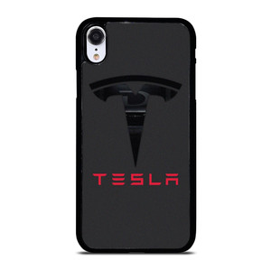 TESLA SILHOUETTE LOGO ICON iPhone XR Case Cover