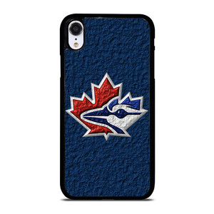 TORONTO BLUE JAYS LEATHER LOGO iPhone XR Case Cover