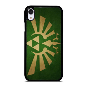 TRIFORCE LEGEND OF ZELDA GREEN LOGO iPhone XR Case Cover TRIFORCE LEGEND OF ZELDA GREEN LOGO iPhone XR Case Cover